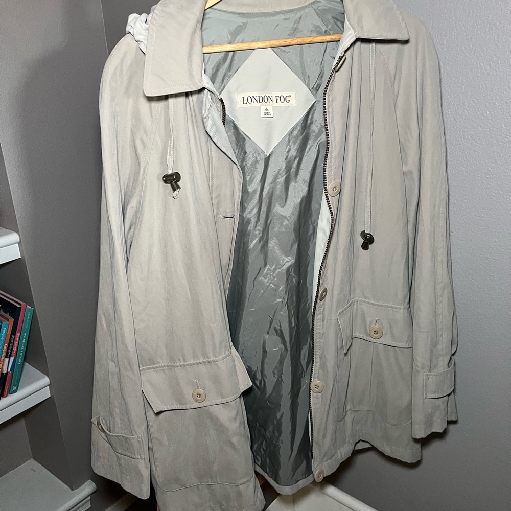 London Fog Beige Trench Coat